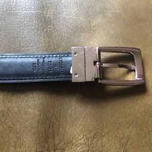 Brown leather belt